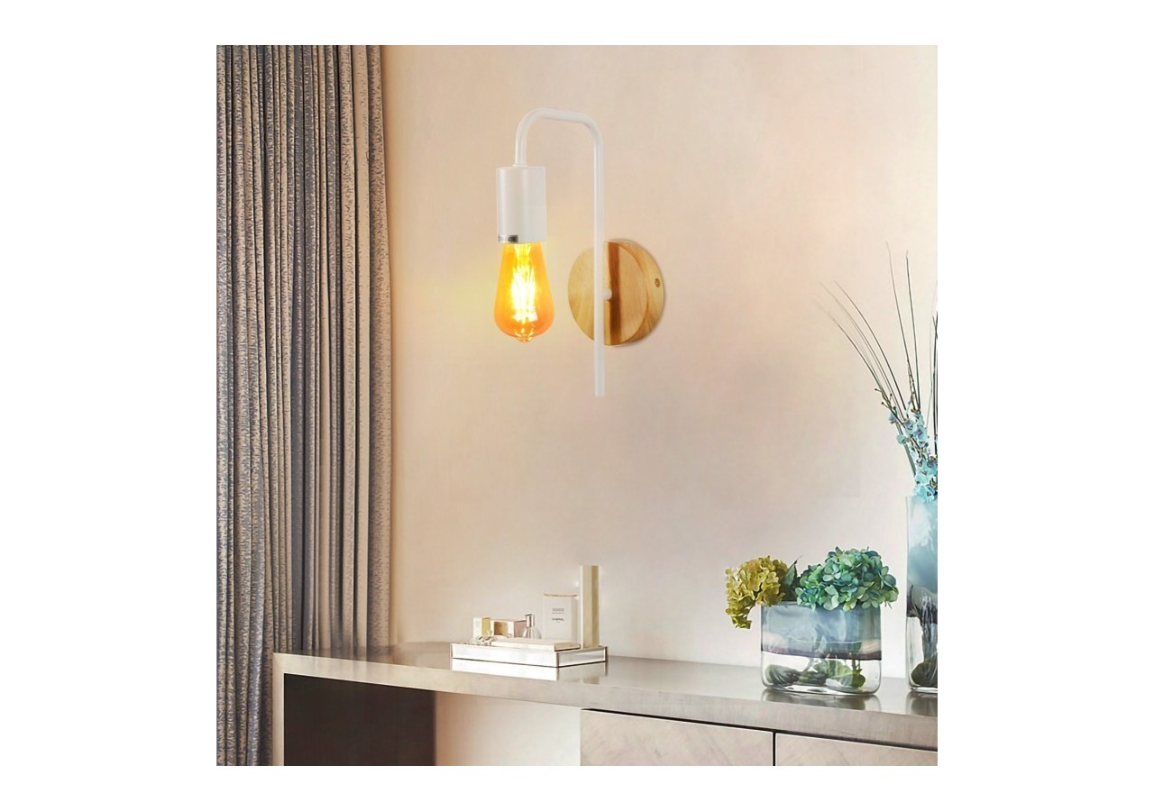 Applique murale intérieur "Finna" E27 - LN1313-B - Barcelona LED