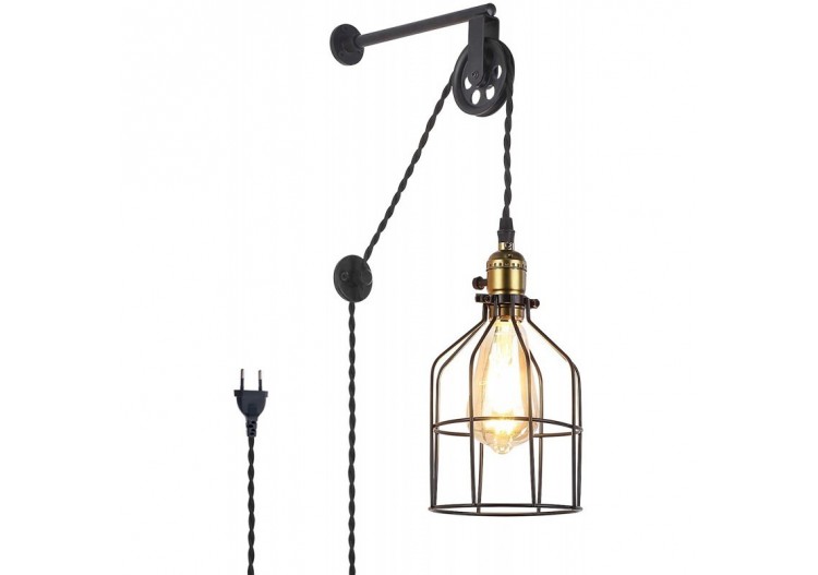 Suspension murale avec prise "Clockwell" E27 - LV425-N - Barcelona LED