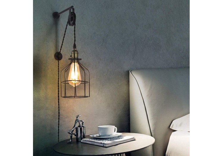 Suspension murale avec prise "Clockwell" E27 - LV425-N - Barcelona LED 2