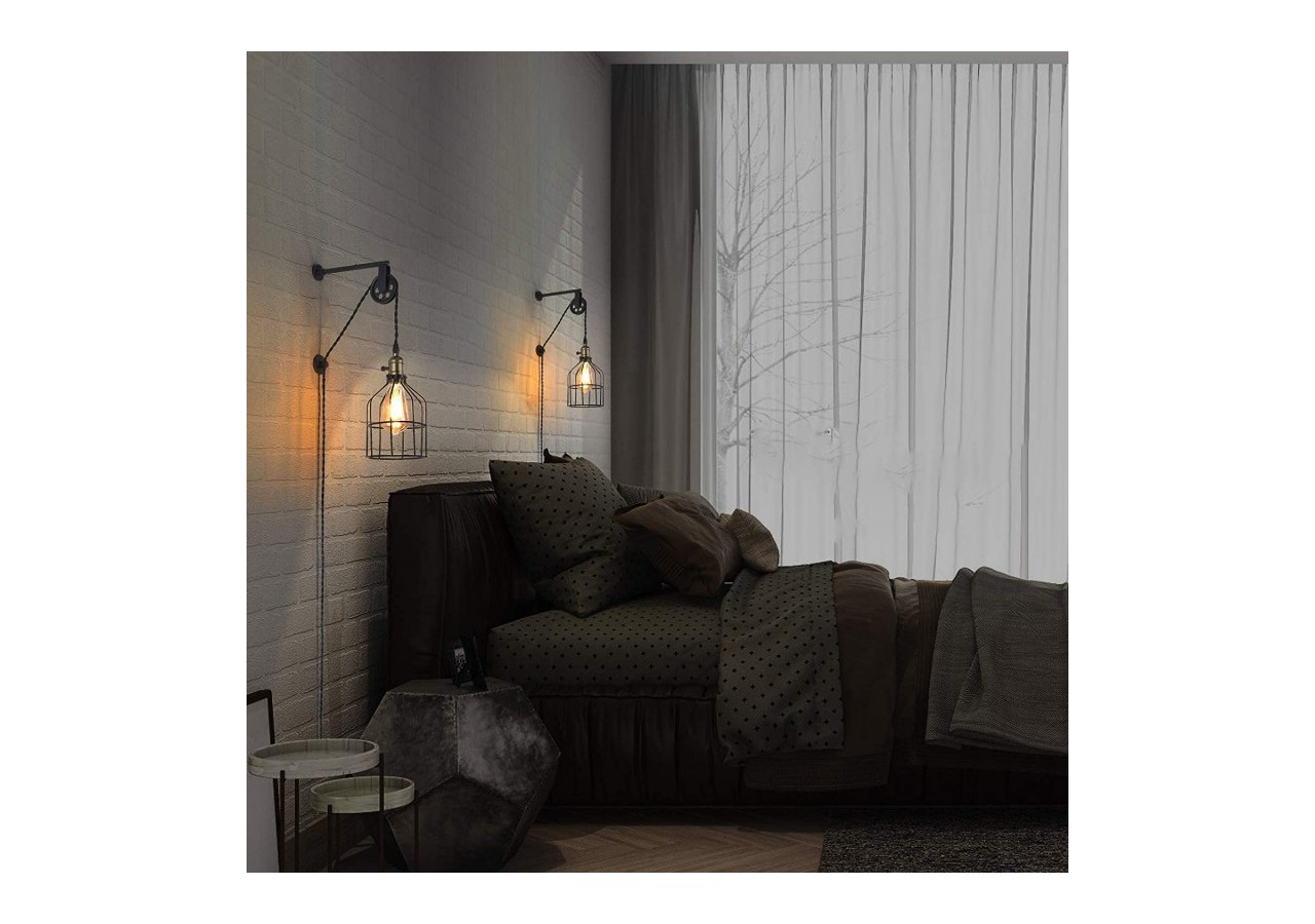 Suspension murale avec prise "Clockwell" E27 - LV425-N - Barcelona LED