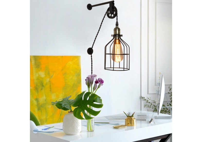 Suspension murale avec prise "Clockwell" E27 - LV425-N - Barcelona LED