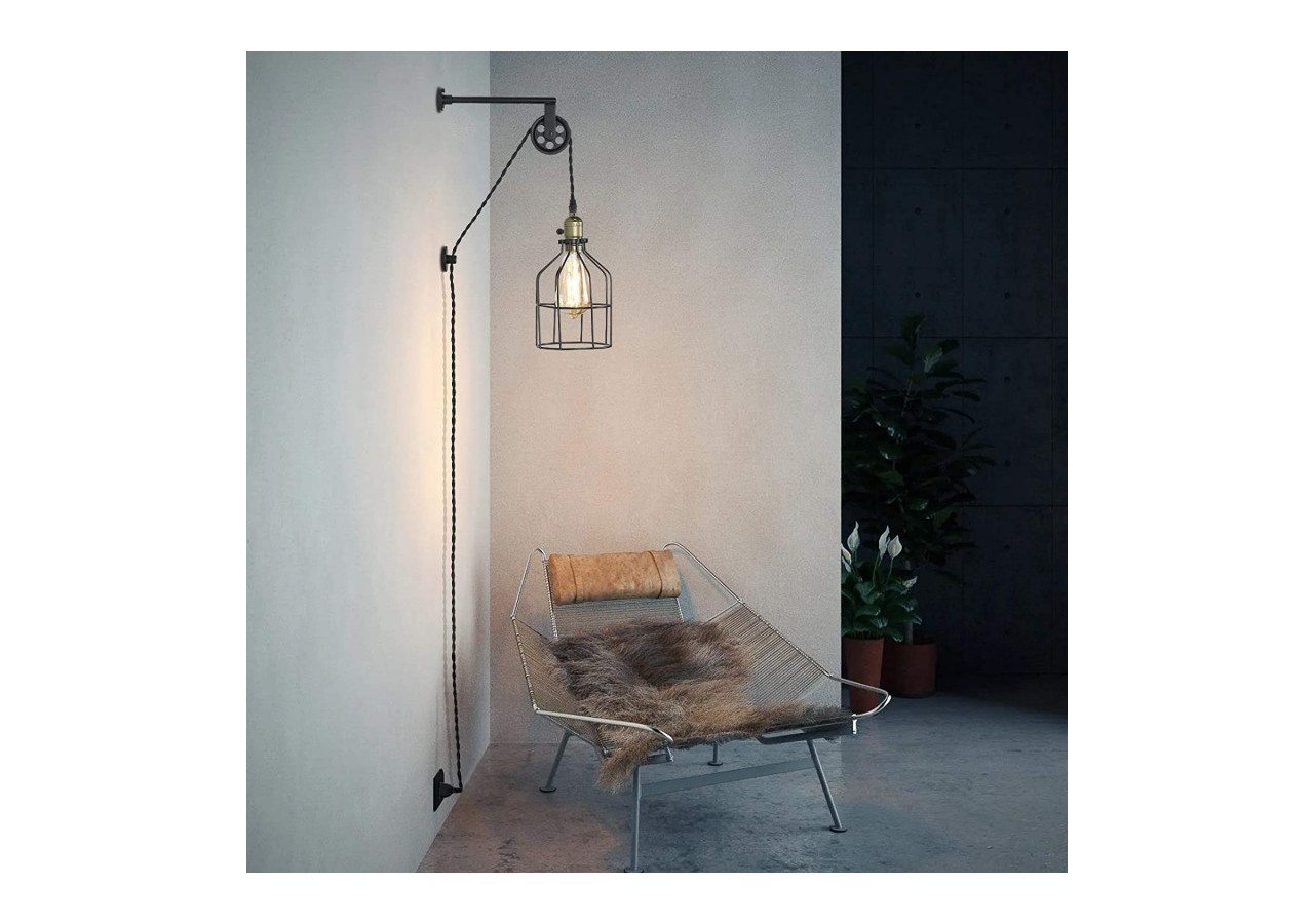 Suspension murale avec prise "Clockwell" E27 - LV425-N - Barcelona LED