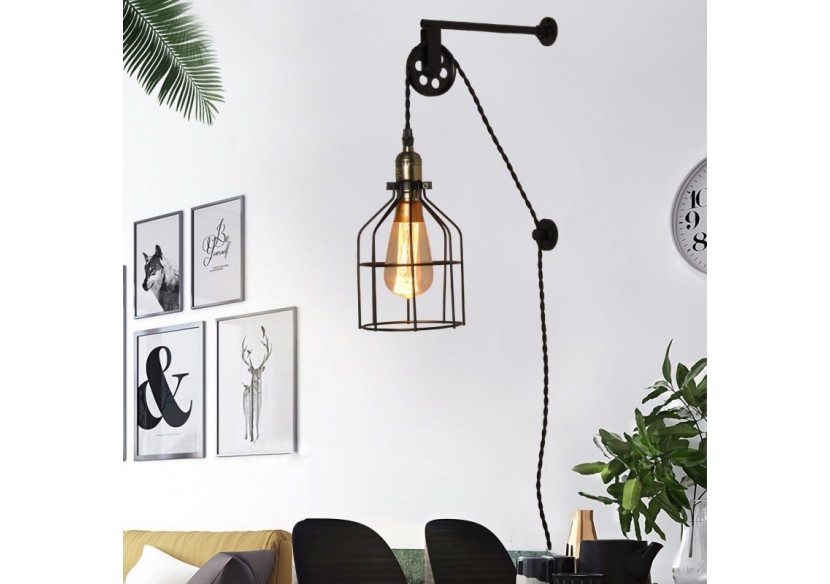 Suspension murale avec prise "Clockwell" E27 - LV425-N - Barcelona LED