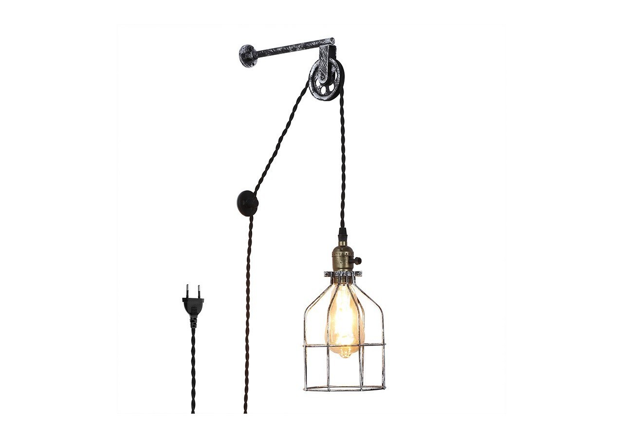 Suspension murale avec prise "Clockwell" E27 - LV425-G - Barcelona LED