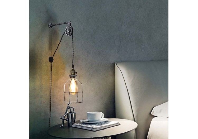 Suspension murale avec prise "Clockwell" E27 - LV425-G - Barcelona LED 2