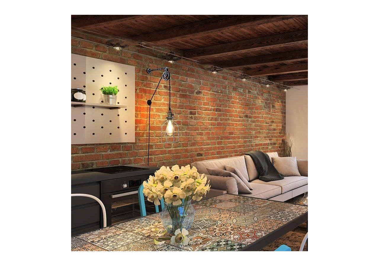 Suspension murale avec prise "Clockwell" E27 - LV425-G - Barcelona LED