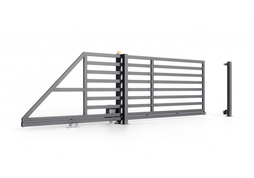 Portail en acier coulissant industriel Torbido