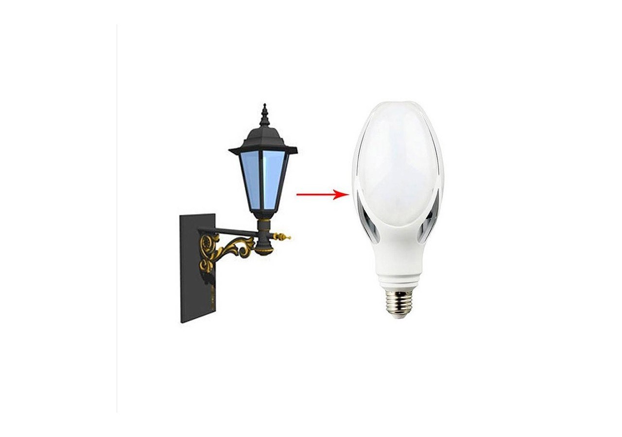 Ampoule industrielle ED90 LED E27 40W - B7027-BN1 - Barcelona LED