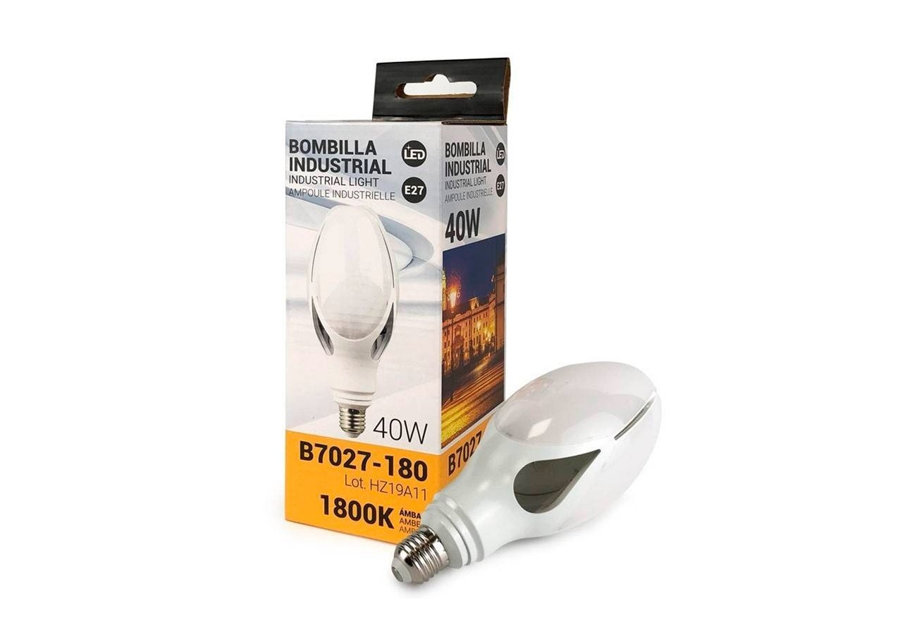 Ampoule industrielle ED90 LED E27 40W - B7027-BN1 - Barcelona LED