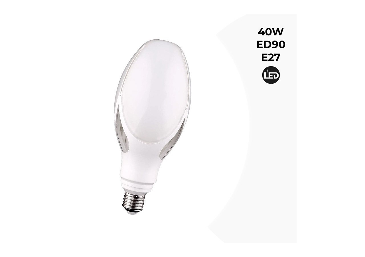Ampoule industrielle ED90 LED E27 40W - B7027-BF1 - Barcelona LED