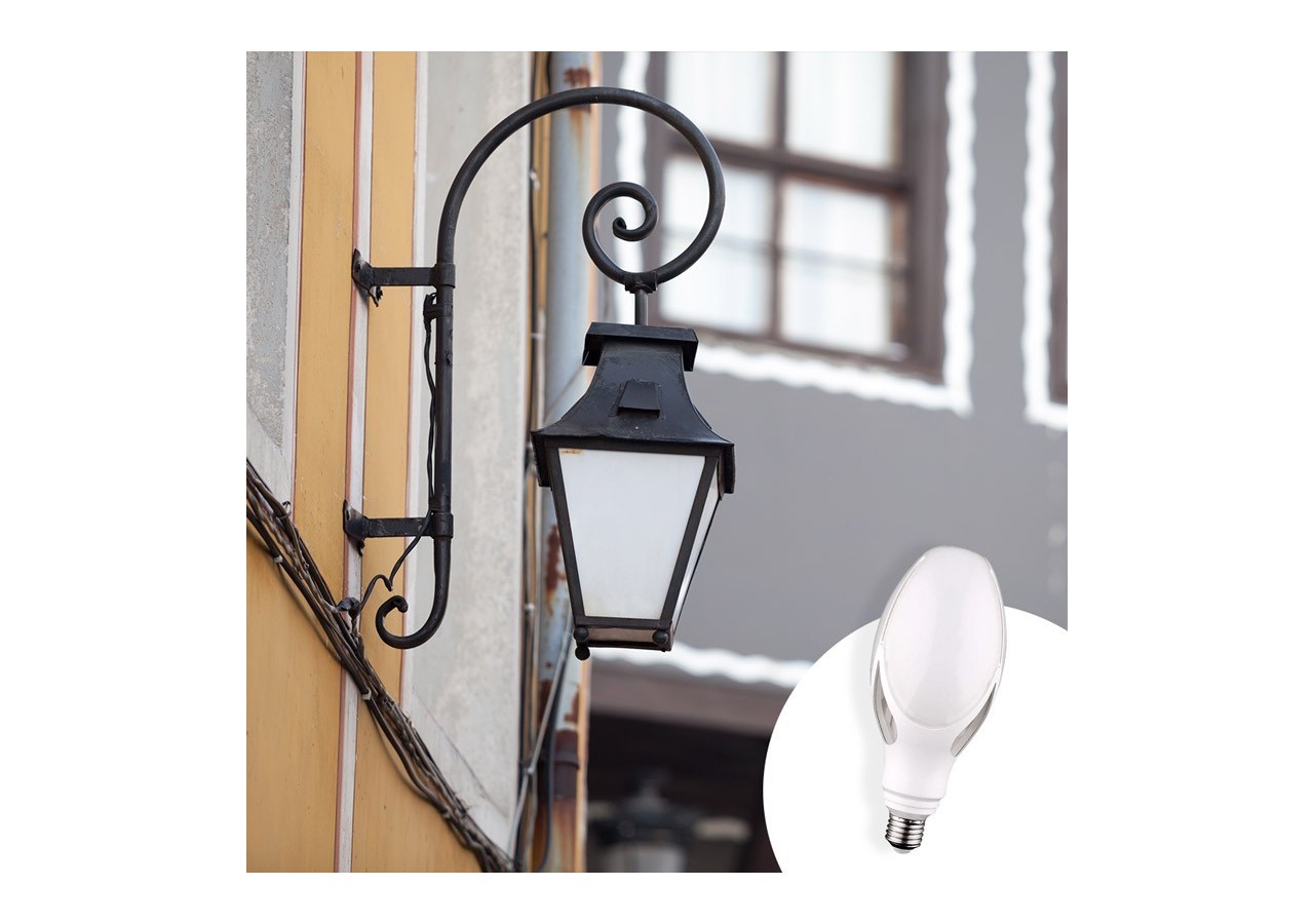 Ampoule industrielle ED90 LED E27 40W - B7027-BF1 - Barcelona LED