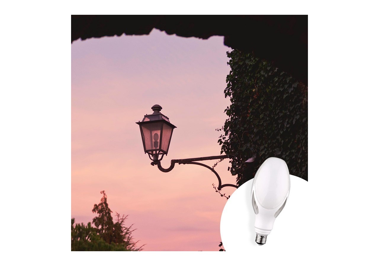 Ampoule industrielle ED90 LED E27 40W - B7027-BF1 - Barcelona LED