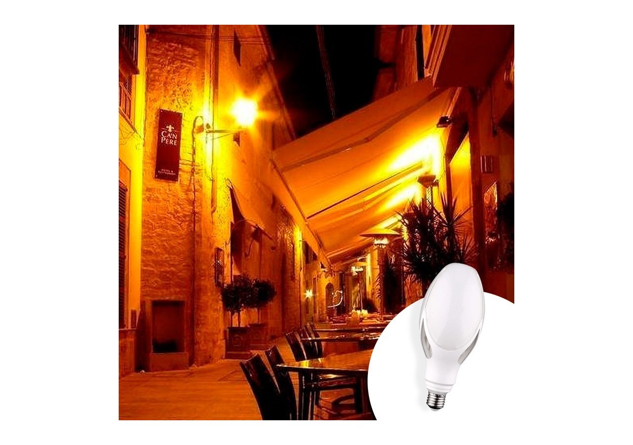 Ampoule industrielle ED90 LED E27 40W - B7027-BF1 - Barcelona LED