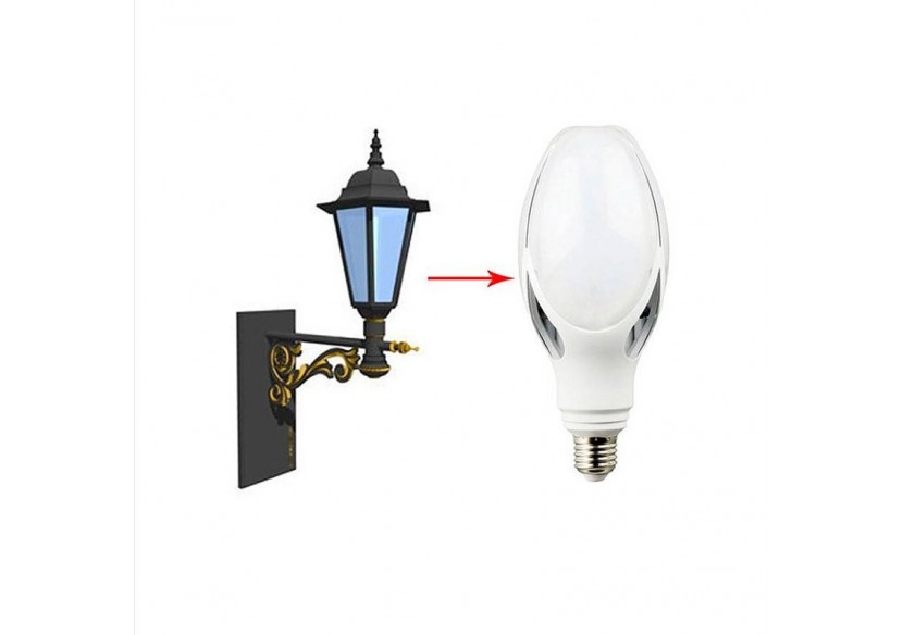 Ampoule industrielle ED90 LED E27 40W - B7027-BF1 - Barcelona LED