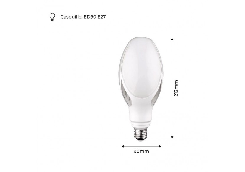 Ampoule industrielle ED90 LED E27 40W - B7027-BF1 - Barcelona LED