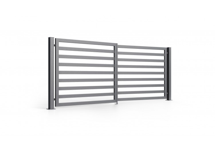 Portail en acier à double battant industriel Torbido 2