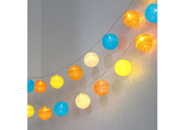 Guirlande lumineuse exterieur 24 boules 3m USB-Intérieur / Extérieur - B2047-WBY - Barcelona LED 2