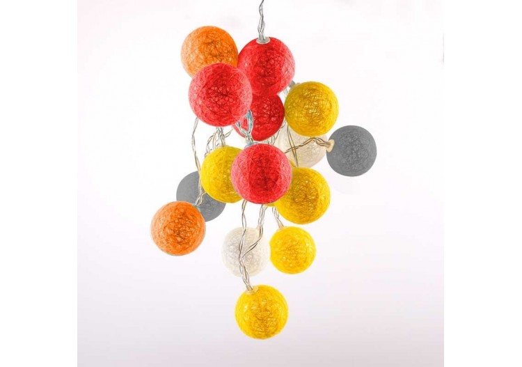 Guirlande boule lumineuse 3mètres IP44 Prise USB - B2044-M - Barcelona LED 2