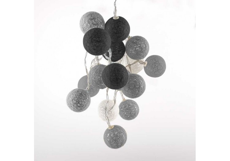 Guirlande boule lumineuse 3mètres IP44 Prise USB - B2044-WKG - Barcelona LED 2