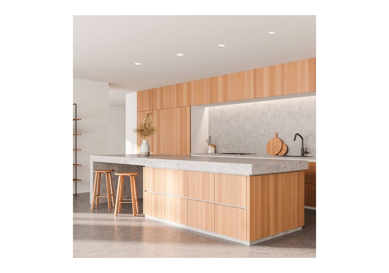 Spot LED encastrable 6W "KOPPA"-Optique 24 degrés-Coupe diamètre 65mm-Faible UGR - MODR6-24-B-4000 - Barcelona LED