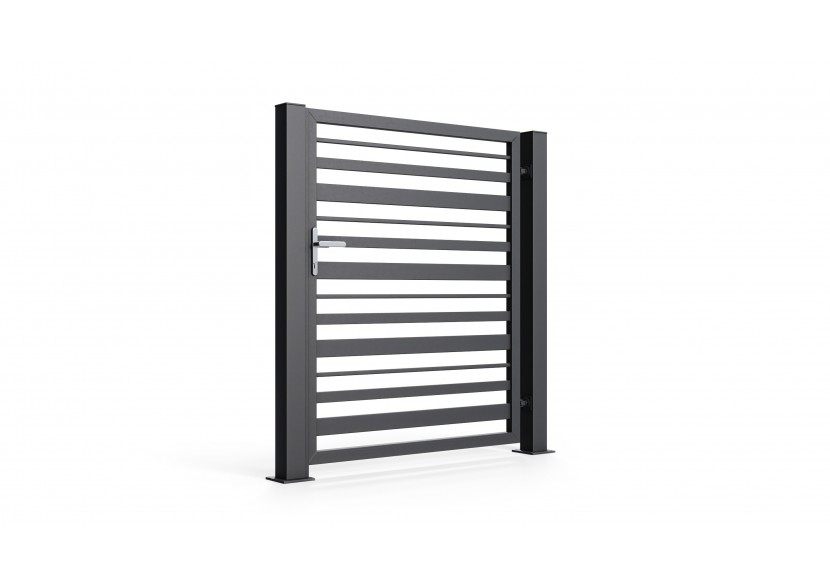 Portail en acier coulissant industriel Como