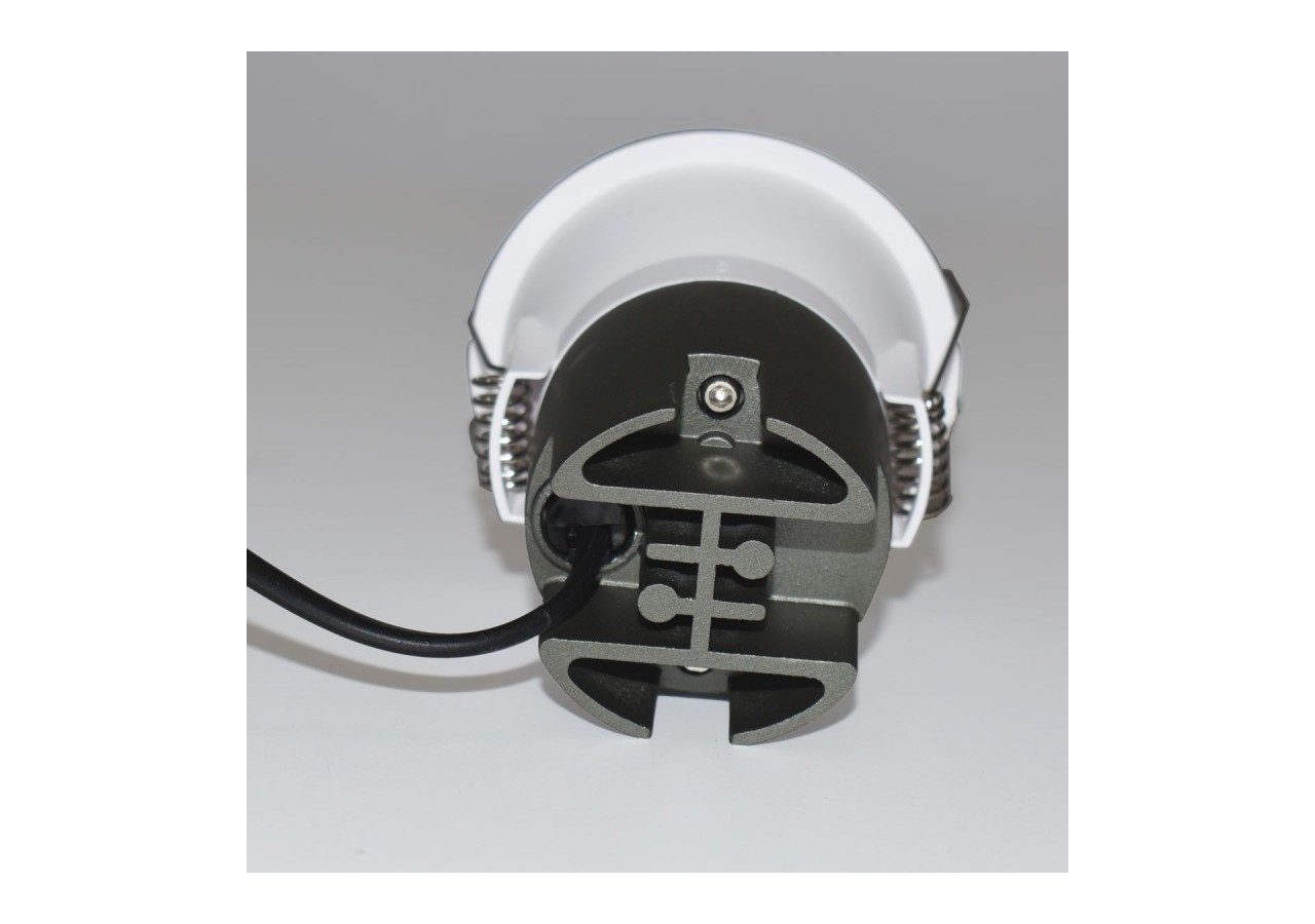 Spot LED encastrable 6W "KOPPA"-Optique 15 degrés-Coupe diamètre 65mm-Faible UGR - MODR6-15-B-2700 - Barcelona LED