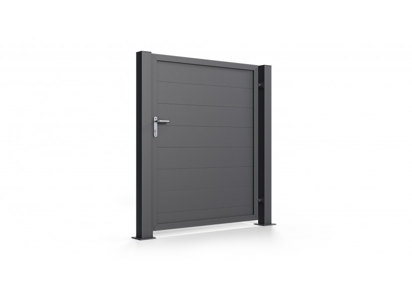 Portail en aluminium coulissant industriel Maulazzo