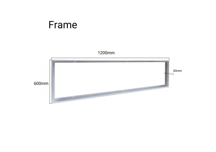 Panneau LED 120x60 en saillie extra-plat-Driver Philips-72W-UGR19-Avec KIT de montage - B4291-BC1 - Barcelona LED