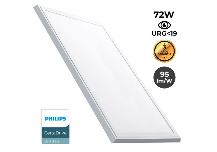 Panneau LED 120x60 en saillie extra-plat-Driver Philips-72W-UGR19-Avec KIT de montage - B4291-BN1 - Barcelona LED