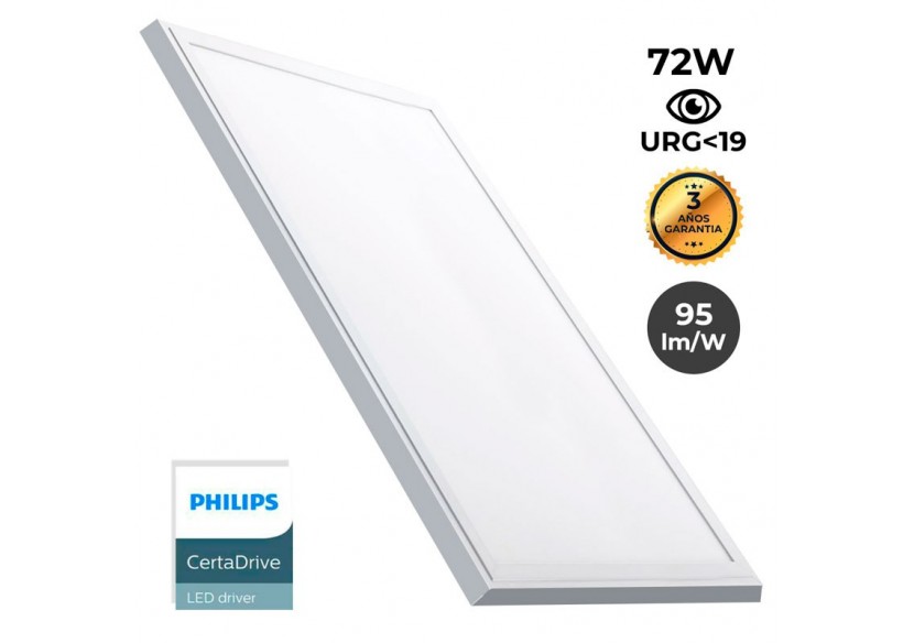 Panneau LED 120x60 en saillie extra-plat-Driver Philips-72W-UGR19-Avec KIT de montage - B4291-BN1 - Barcelona LED