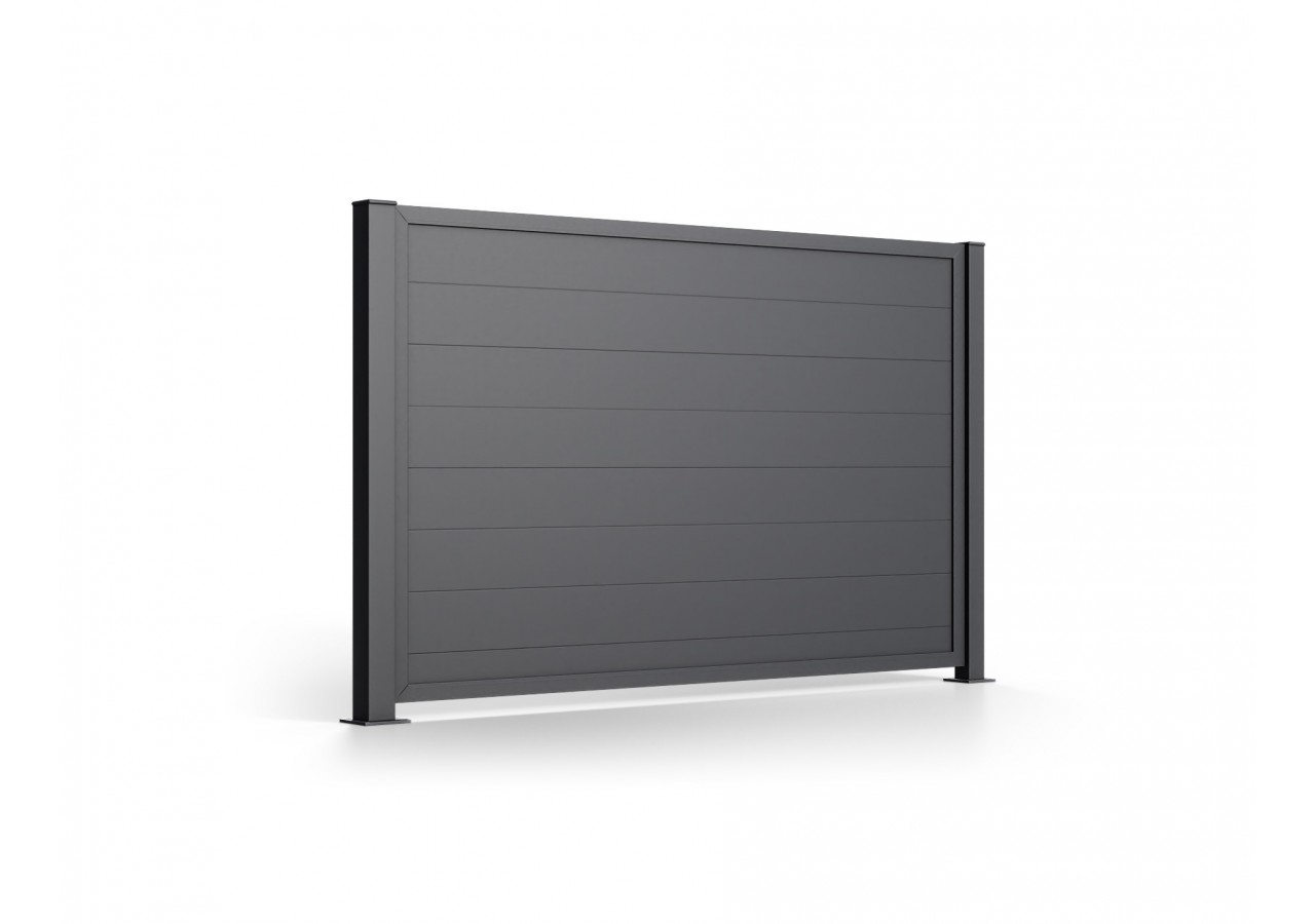 Portail en aluminium coulissant industriel Maulazzo