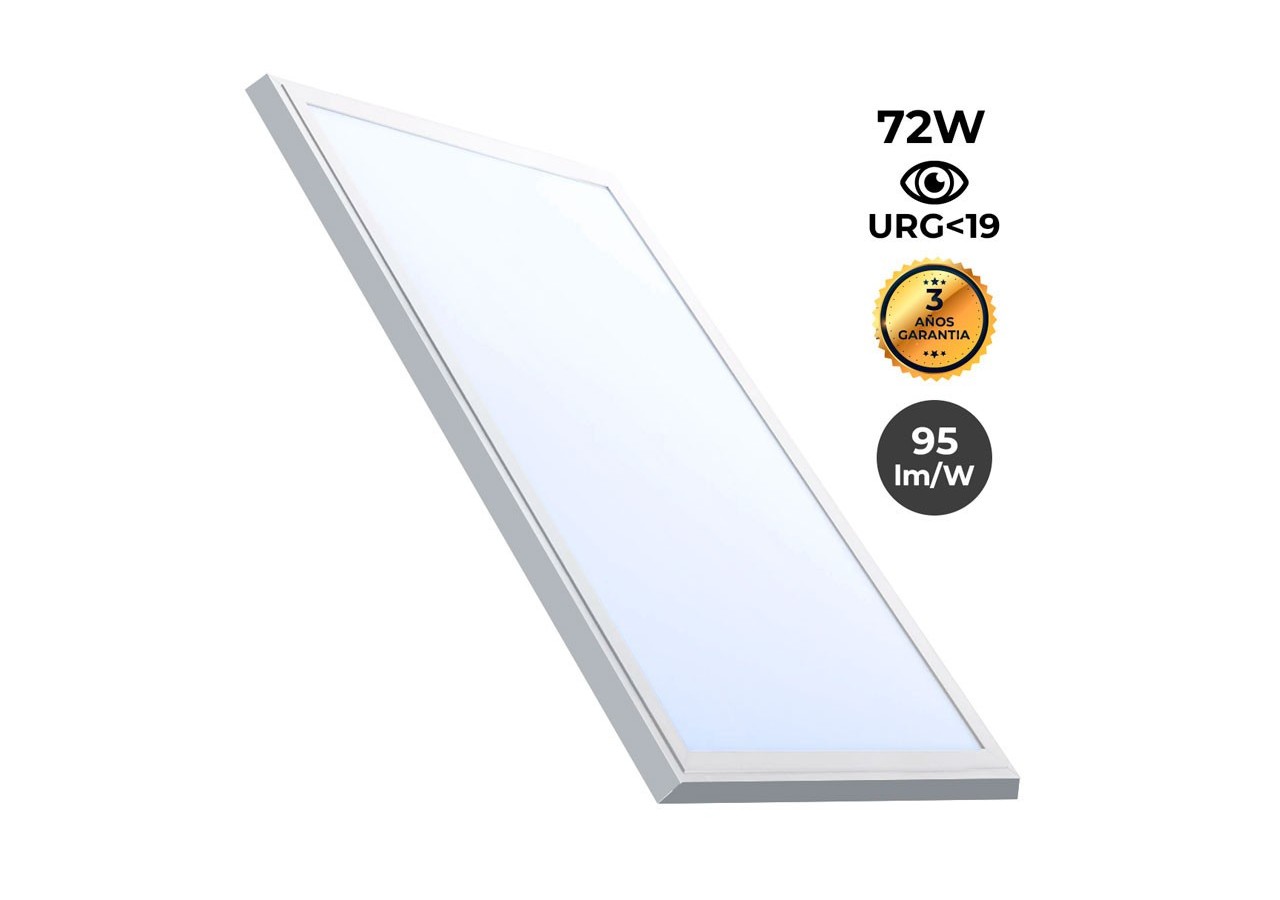 Panneau LED 120x60 en saillie extra-plat-Driver Philips-72W-UGR19-Avec KIT de montage - B4291-BF1 - Barcelona LED