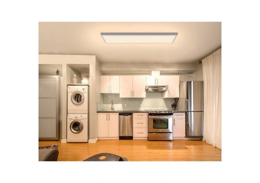 Panneau LED 120x30 extra-plat en saillie-Driver Philips-44W-UGR19-Avec KIT de montage - B4290-BC2 - Barcelona LED