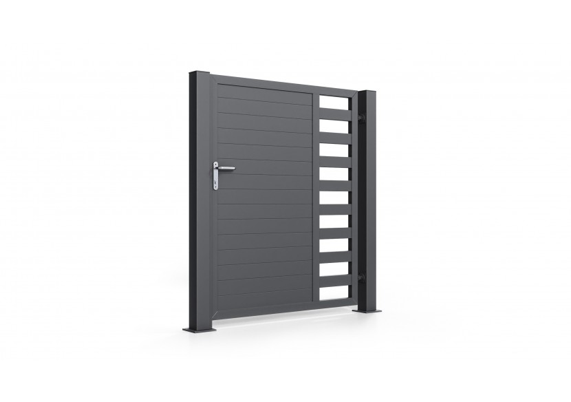 Portail en aluminium coulissant industriel Viverone