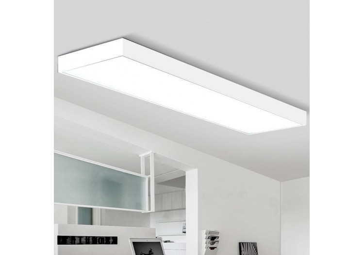 Panneau LED 120x30 extra-plat en saillie-Driver Philips-44W-UGR19-Avec KIT de montage - B4290-BN2 - Barcelona LED 2