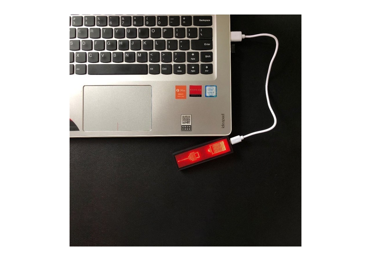 Afficheur LED portable programmable avec cadre en forme cœur - MDB1236XR-RO - Barcelona LED