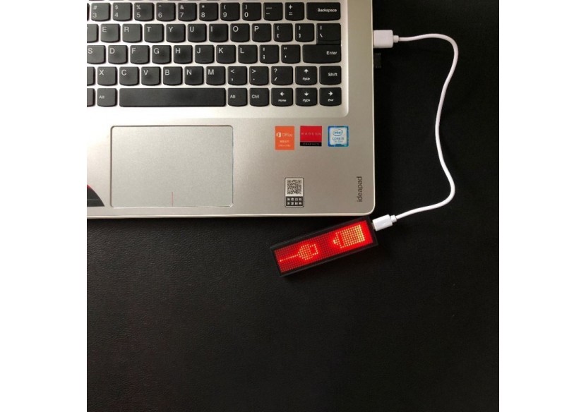 Afficheur LED portable programmable avec cadre en forme cœur - MDB1236XR-RO - Barcelona LED