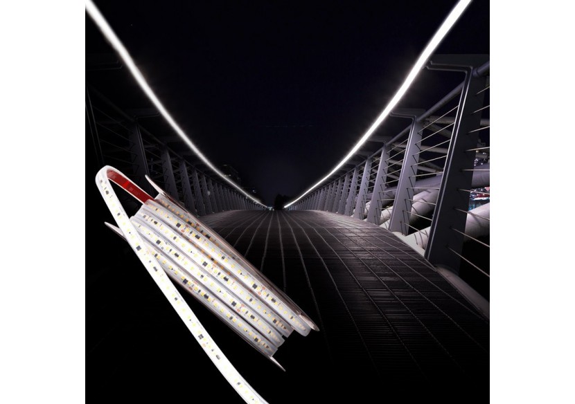 Ruban LED 230V 300W (2400xSMD2835) 12mm IP67 Rouleau de 20m - B1540-270 - Barcelona LED