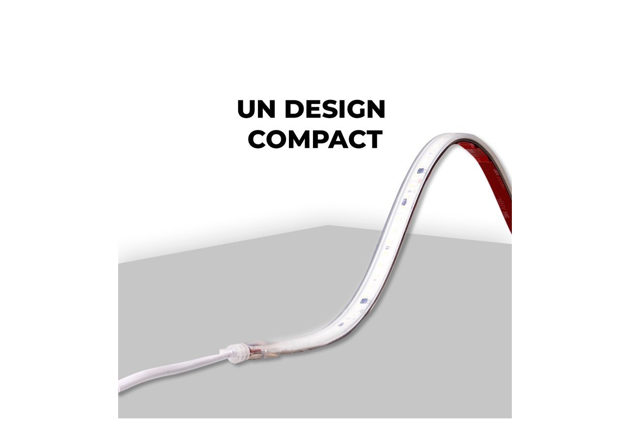 Ruban LED 230V 300W (2400xSMD2835) 12mm IP67 Rouleau de 20m - B1540-270 - Barcelona LED