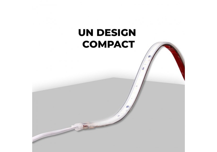 Ruban LED 230V 300W (2400xSMD2835) 12mm IP67 Rouleau de 20m - B1540-BN - Barcelona LED