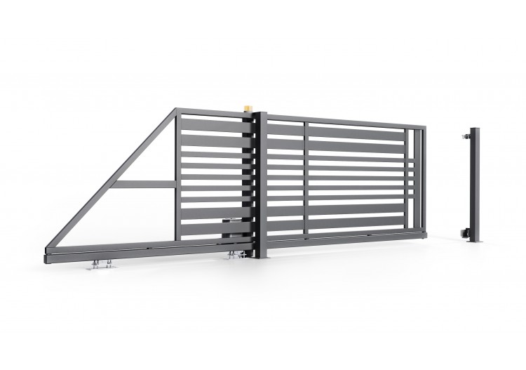 Portail en acier coulissant industriel Molveno 2