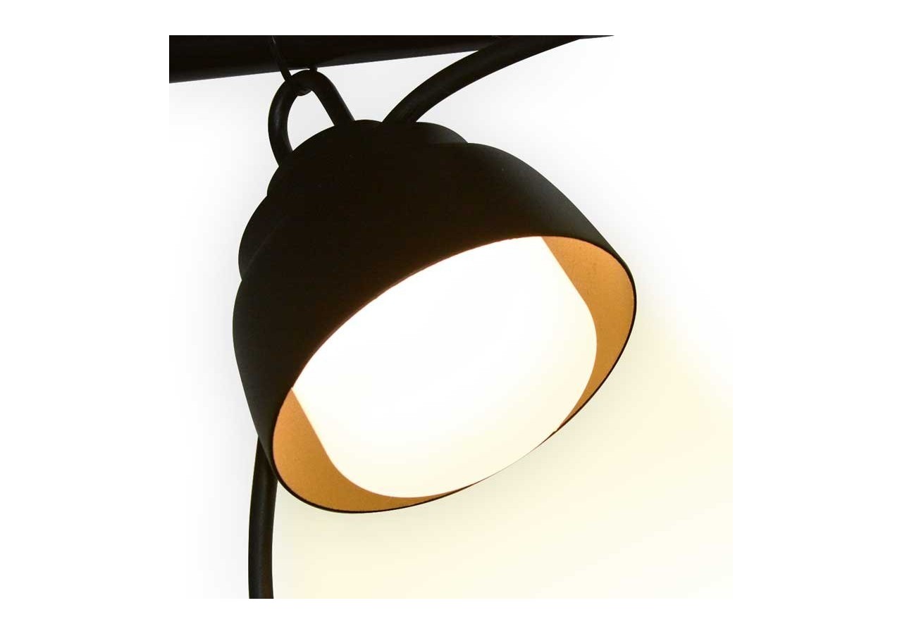 Guirlande décorative extérieur LED 6m avec 6 lumières de 8W - B2037-N-BC - Barcelona LED