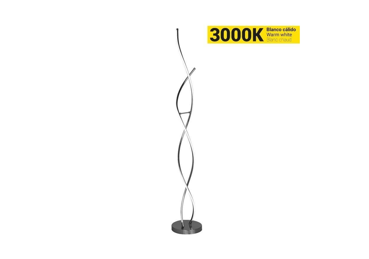 Lampe sur pied LED "Helix-F" 25W - L3025-P-BC - Barcelona LED