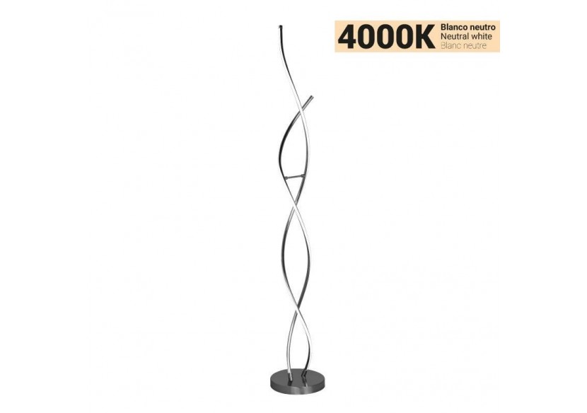 Lampe sur pied LED "Helix-F" 25W - L3025-P-BN - Barcelona LED