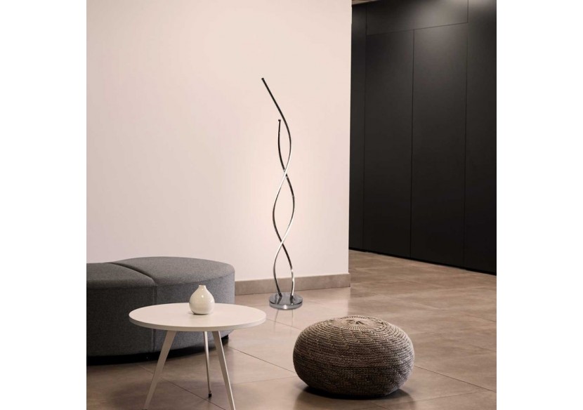 Lampe sur pied LED "Helix-F" 25W - L3025-P-BN - Barcelona LED