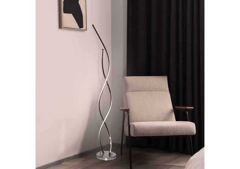 Lampe sur pied LED "Helix-F" 25W - L3025-P-BN - Barcelona LED