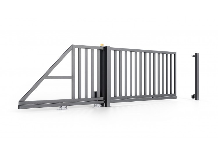 Portail en acier coulissant industriel Lugano 2