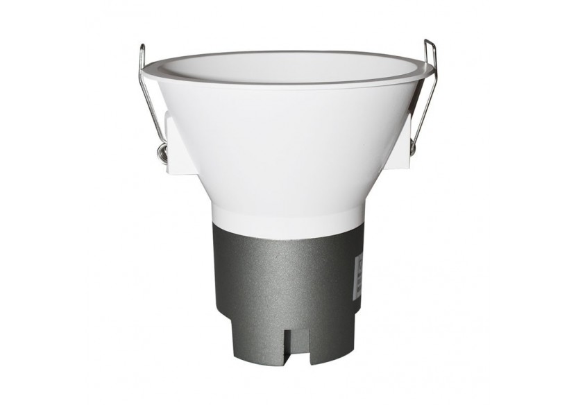 Spot LED encastrable 10W "KOPPA"-Optique 24 degrés-Coupe diamètre 100mm-Faible UGR - MODR11-24-B-2700 - Barcelona LED