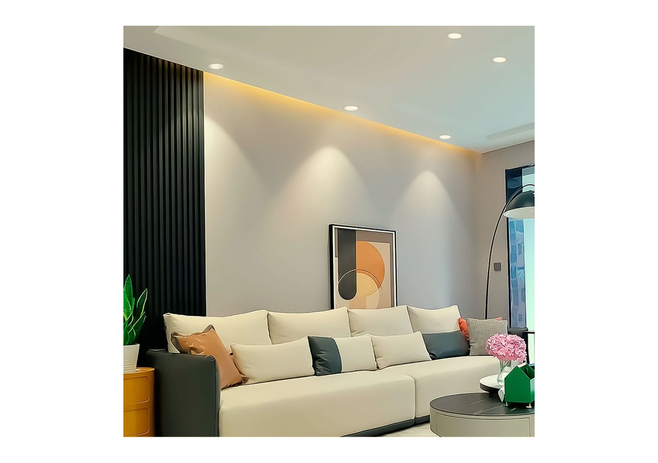 Spot LED encastrable 10W "KOPPA"-Optique 24 degrés-Coupe diamètre 100mm-Faible UGR - MODR11-24-B-2700 - Barcelona LED