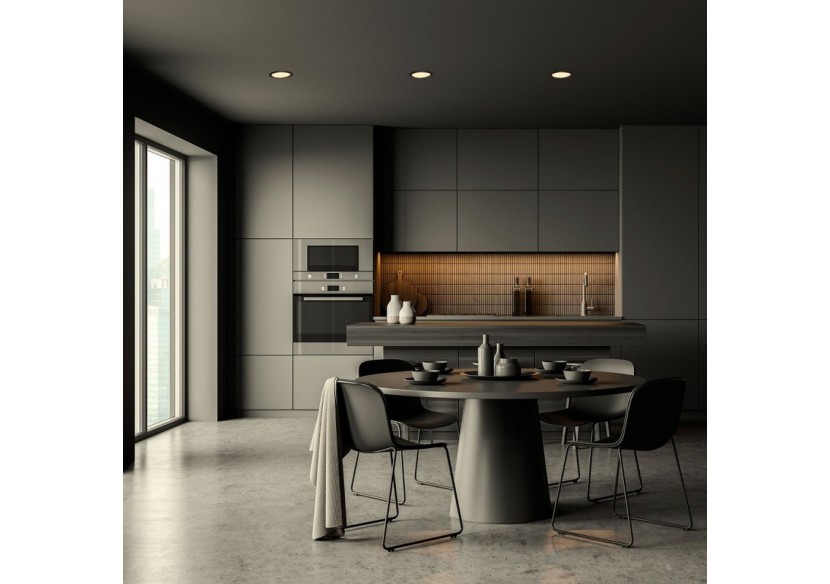 Spot LED encastrable 11W "KOPPA"-Optique 15 degrés-Coupe diamètre 100mm-Faible UGR - MODR11-15-N-2700 - Barcelona LED